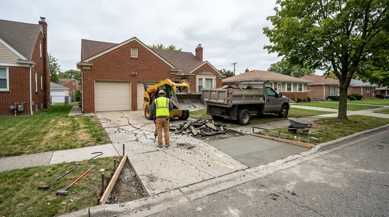 Concrete Removal & Replacement Detroit